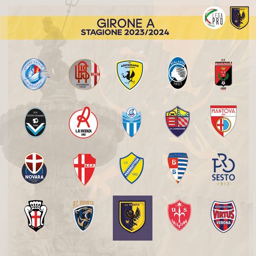 Serie A, Serie B e Serie C – Composizione dei campionati 2023-24